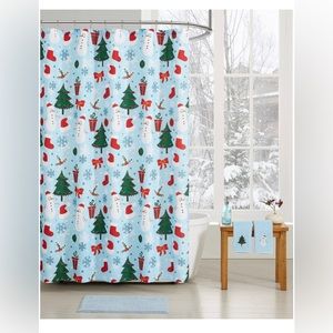 NWT Snowman Holiday 17-Pc. Bath Boxed Set